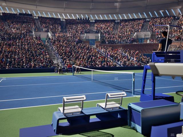Grandstand at the Billy Jean King Tennis Center - Section 18 Seat View