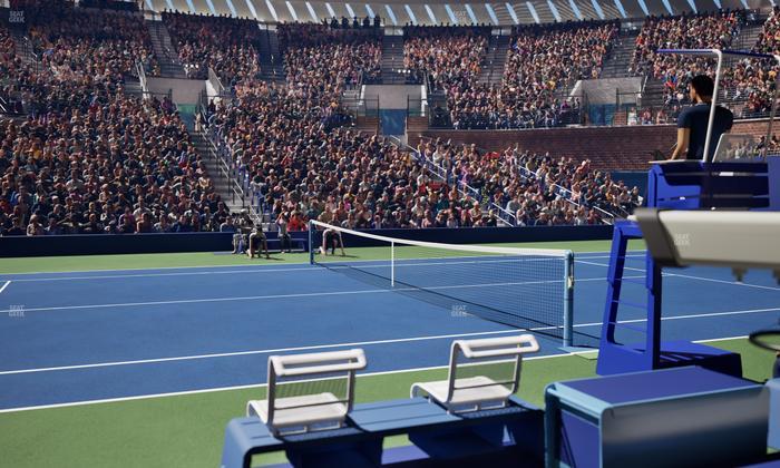 Grandstand at the Billy Jean King Tennis Center - Section 18 Seat View