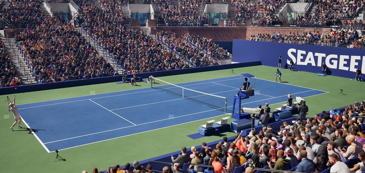 Grandstand at the Billy Jean King Tennis Center - Section 19 A Seat View