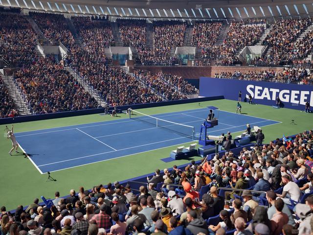 Grandstand at the Billy Jean King Tennis Center - Section 19 A Seat View