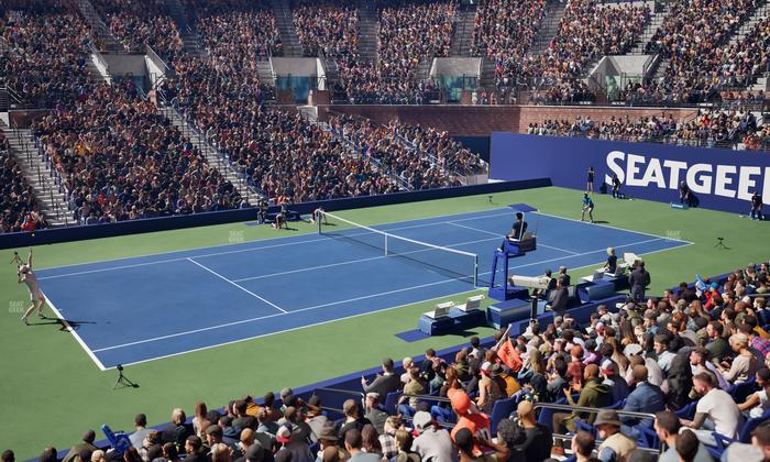 Grandstand at the Billy Jean King Tennis Center - Section 19 A Seat View