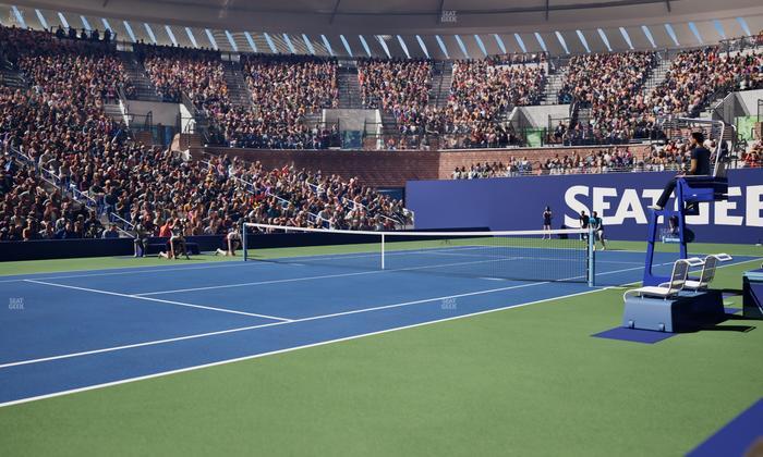 Grandstand at the Billy Jean King Tennis Center - Section 19 Seat View