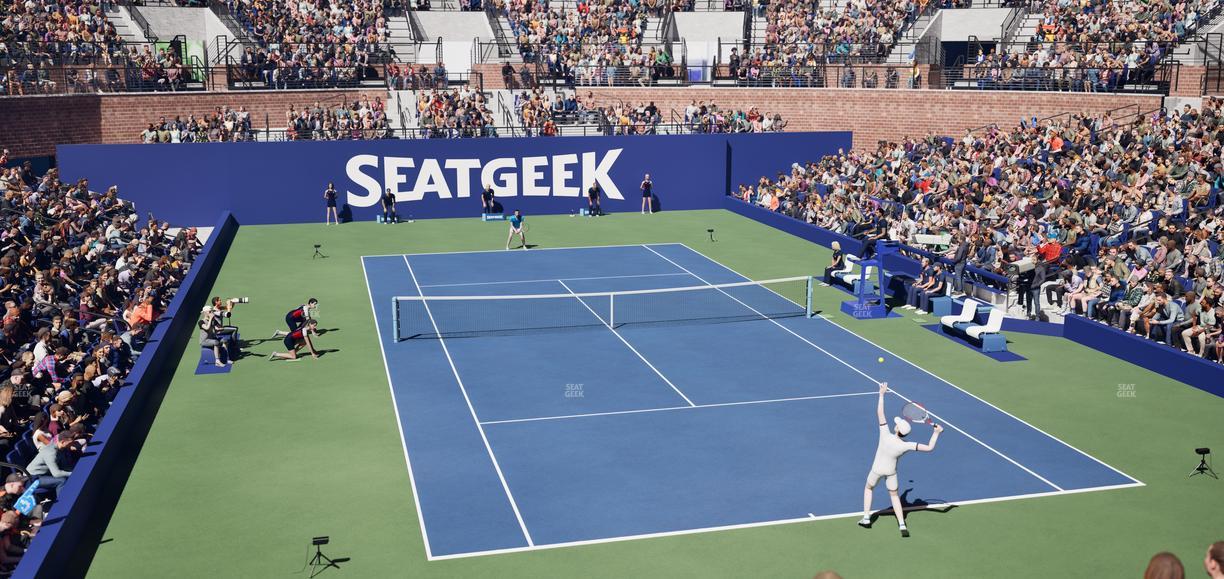 Grandstand at the Billy Jean King Tennis Center - Section 2 A Seat View