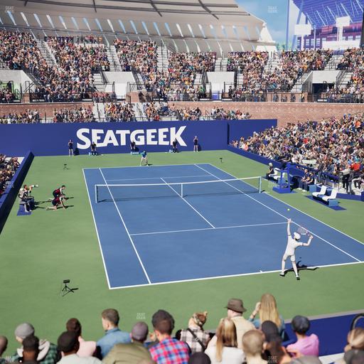 Grandstand at the Billy Jean King Tennis Center - Section 2 A Seat View