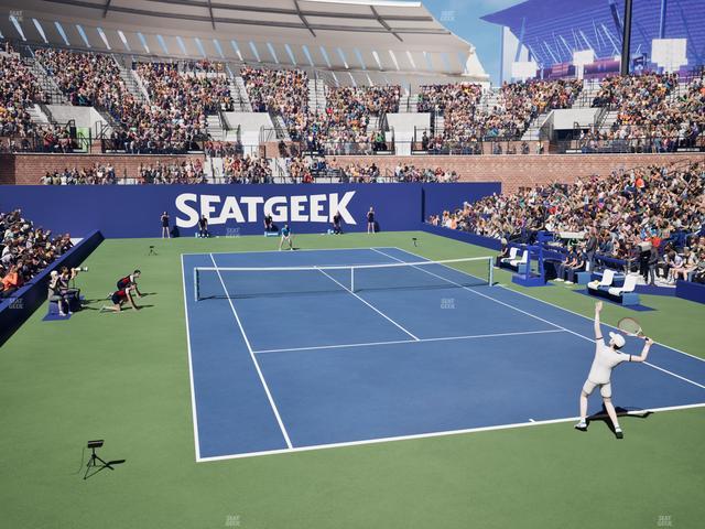 Grandstand at the Billy Jean King Tennis Center - Section 2 Seat View