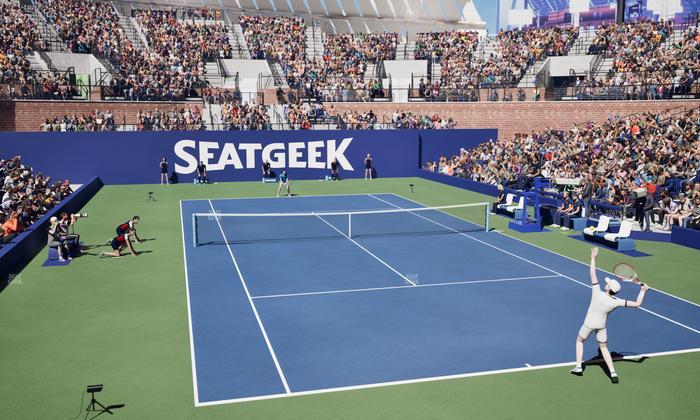 Grandstand at the Billy Jean King Tennis Center - Section 2 Seat View