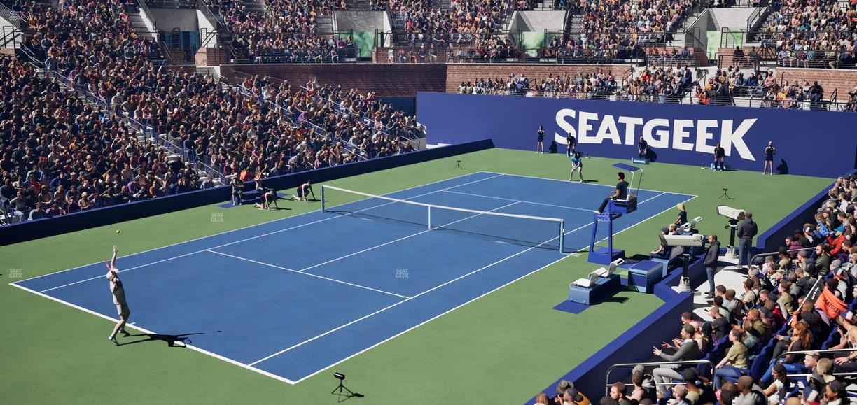 Grandstand at the Billy Jean King Tennis Center - Section 20 A Seat View