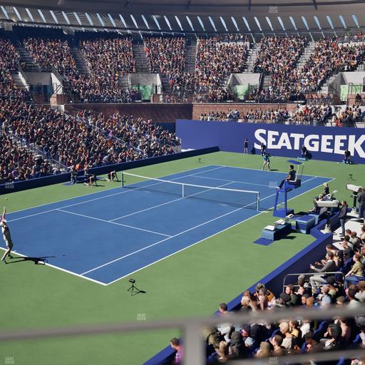 Grandstand at the Billy Jean King Tennis Center - Section 20 A Seat View