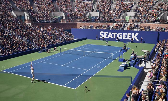 Grandstand at the Billy Jean King Tennis Center - Section 21 A Seat View