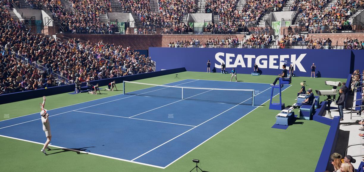 Grandstand at the Billy Jean King Tennis Center - Section 21 Seat View