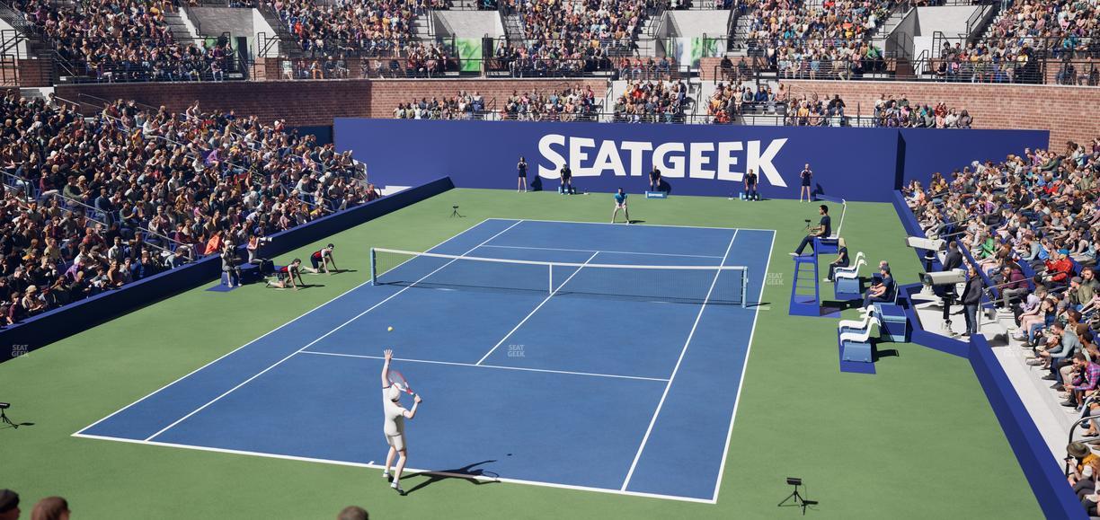 Grandstand at the Billy Jean King Tennis Center - Section 22 A Seat View
