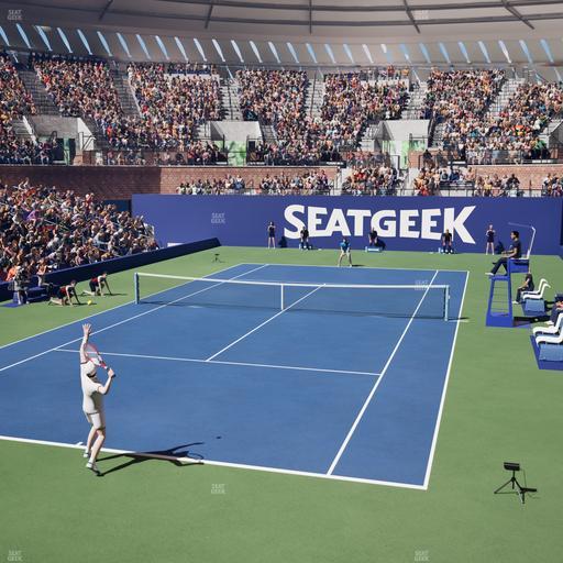 Grandstand at the Billy Jean King Tennis Center - Section 22 Seat View