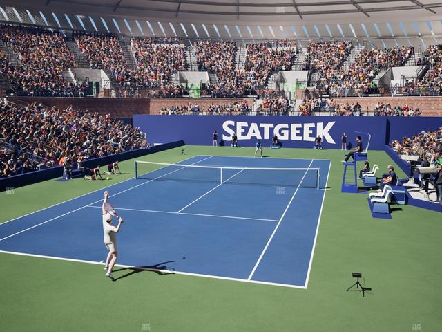Grandstand at the Billy Jean King Tennis Center - Section 22 Seat View