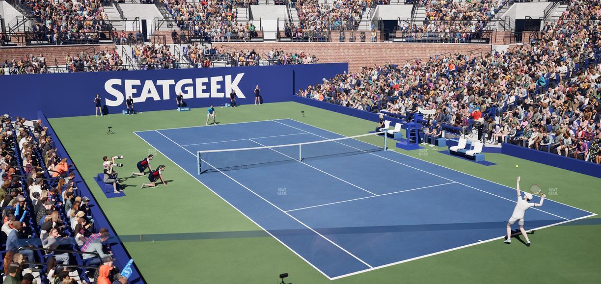 Grandstand at the Billy Jean King Tennis Center - Section 3 A Seat View