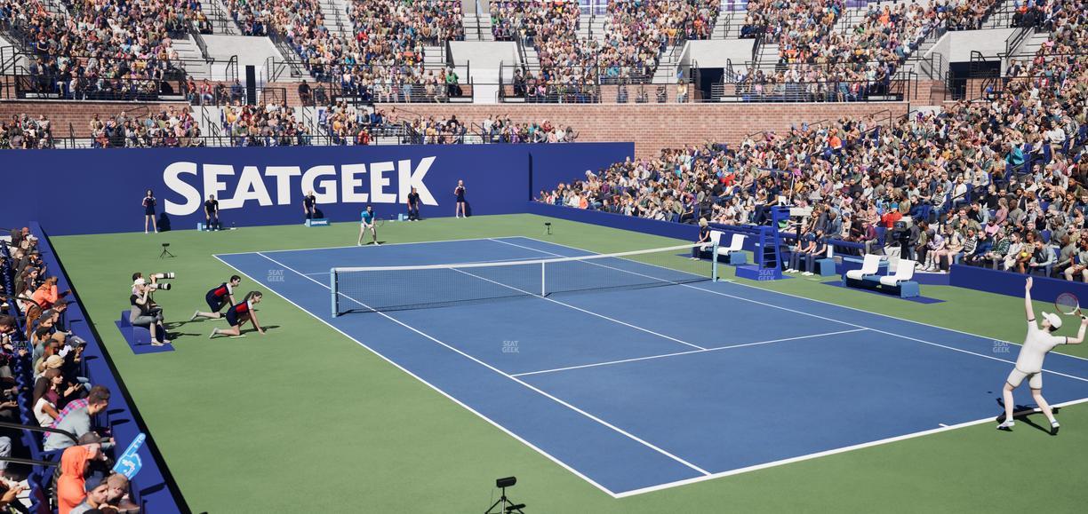 Grandstand at the Billy Jean King Tennis Center - Section 3 Seat View