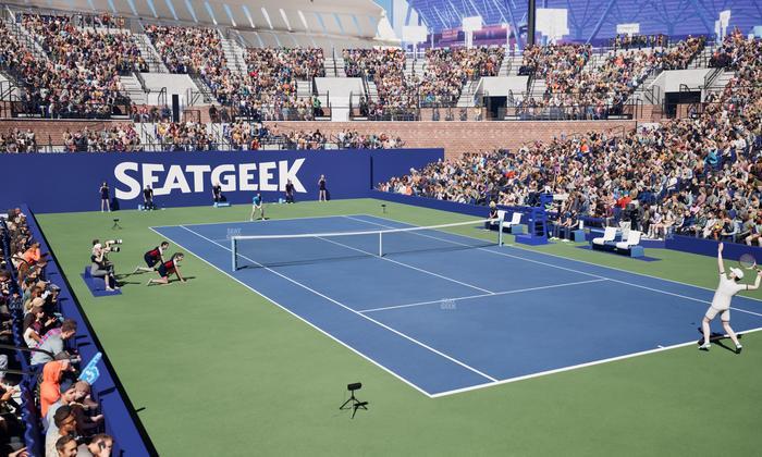 Grandstand at the Billy Jean King Tennis Center - Section 3 Seat View