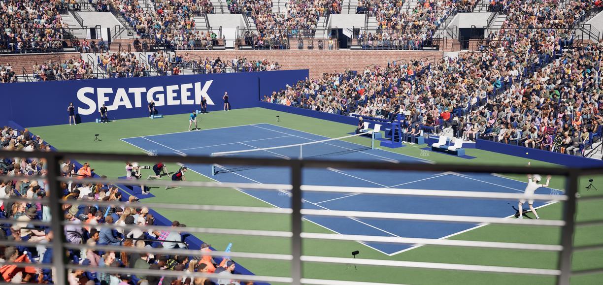 Grandstand at the Billy Jean King Tennis Center - Section 4 A Seat View