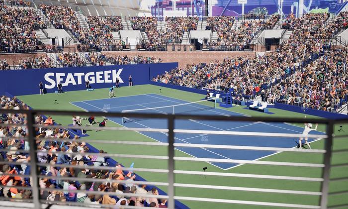 Grandstand at the Billy Jean King Tennis Center - Section 4 A Seat View