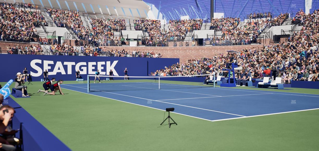 Grandstand at the Billy Jean King Tennis Center - Section 4 Seat View