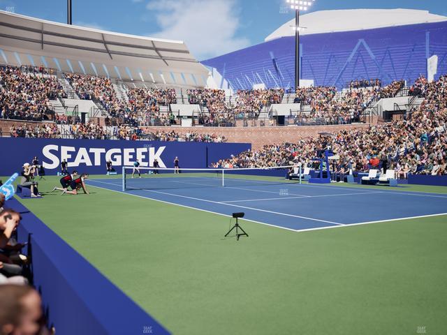 Grandstand at the Billy Jean King Tennis Center - Section 4 Seat View