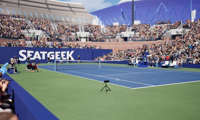 Grandstand at the Billy Jean King Tennis Center - Section 4 Seat View