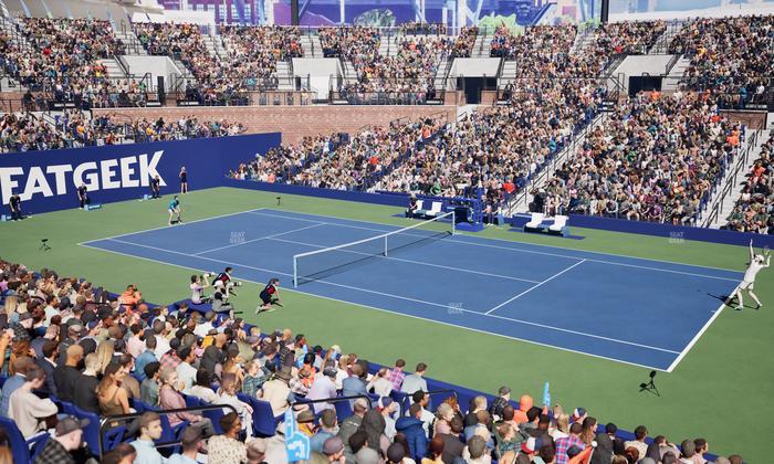 Grandstand at the Billy Jean King Tennis Center - Section 5 A Seat View