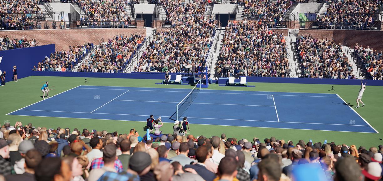 Grandstand at the Billy Jean King Tennis Center - Section 6 A Seat View