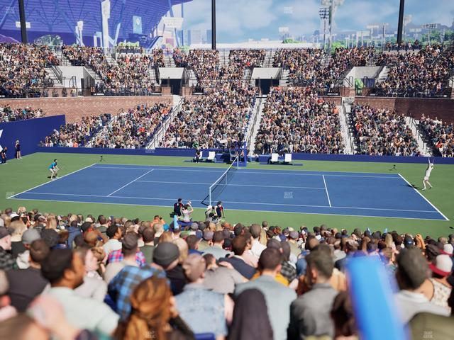 Grandstand at the Billy Jean King Tennis Center - Section 6 A Seat View
