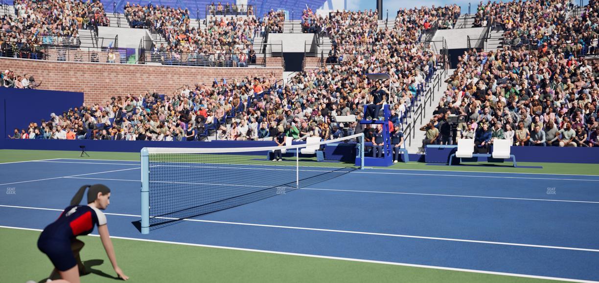 Grandstand at the Billy Jean King Tennis Center - Section 6 Seat View