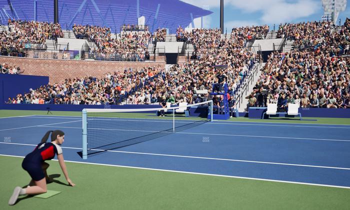 Grandstand at the Billy Jean King Tennis Center - Section 6 Seat View
