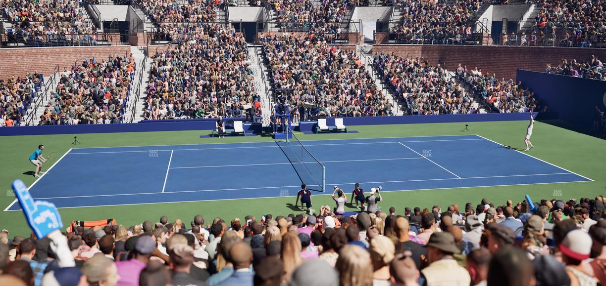 Grandstand at the Billy Jean King Tennis Center - Section 7 A Seat View