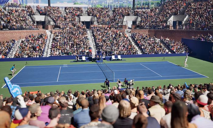 Grandstand at the Billy Jean King Tennis Center - Section 7 A Seat View