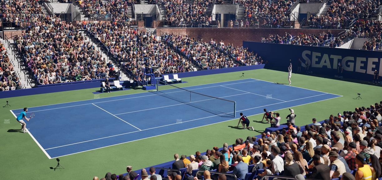 Grandstand at the Billy Jean King Tennis Center - Section 8 A Seat View