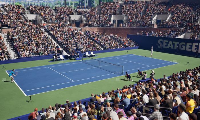Grandstand at the Billy Jean King Tennis Center - Section 8 A Seat View