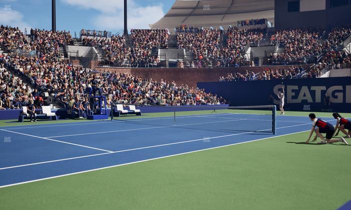 Grandstand at the Billy Jean King Tennis Center - Section 8 Seat View