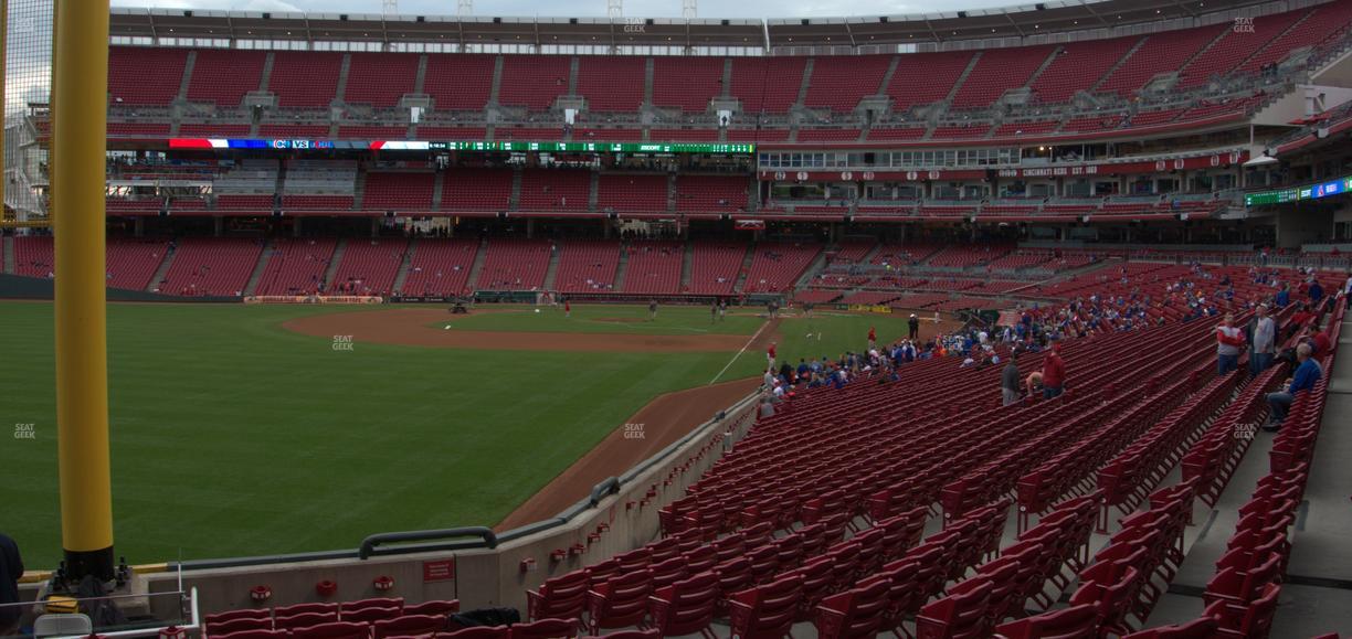 Great American Ball Park - Section 107 Seat View