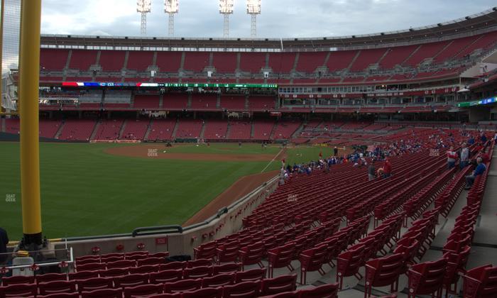 Great American Ball Park - Section 107 Seat View