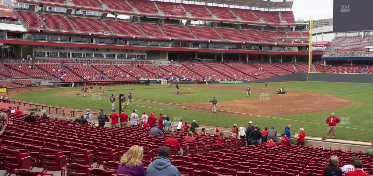 Great American Ball Park - Section 133 Seat View
