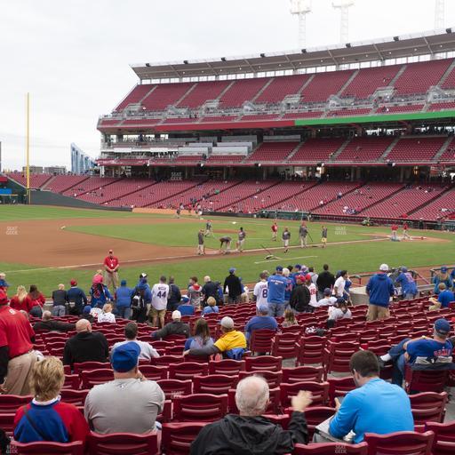 Great American Ball Park - Section Dugout Box 114 Seat View