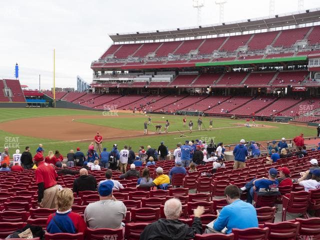 Great American Ball Park - Section Dugout Box 114 Seat View