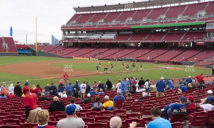Great American Ball Park - Section Dugout Box 114 Seat View