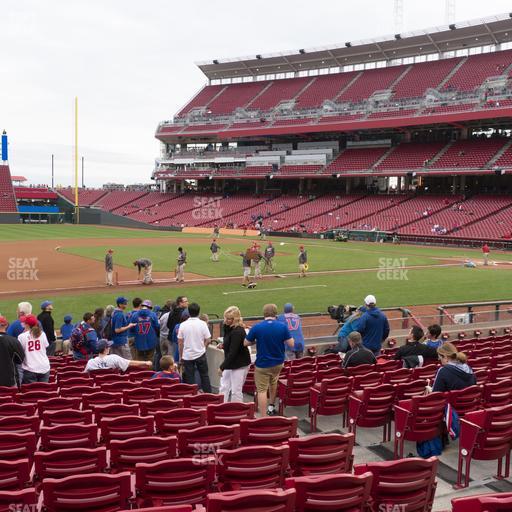 Great American Ball Park - Section Dugout Box 115 Seat View