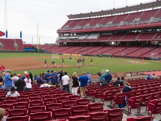Great American Ball Park - Section Dugout Box 115 Seat View