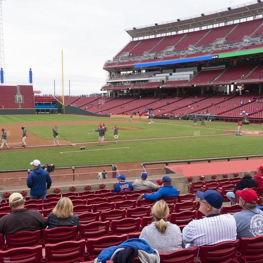 Great American Ball Park - Section Dugout Box 116 Seat View
