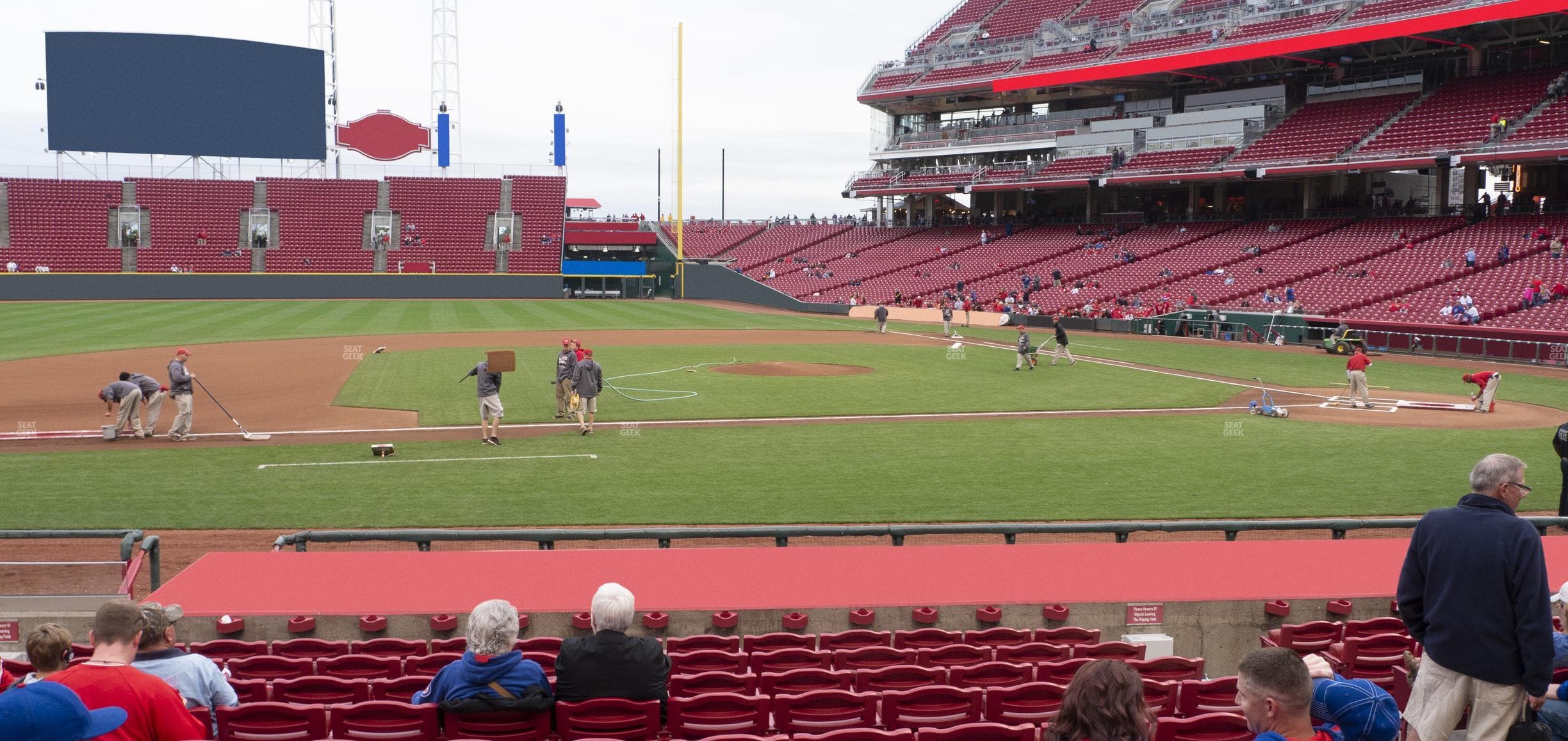Great American Ball Park - Section Dugout Box 117 Seat View