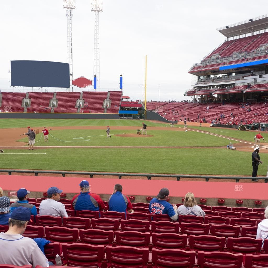 Great American Ball Park - Section Dugout Box 118 Seat View