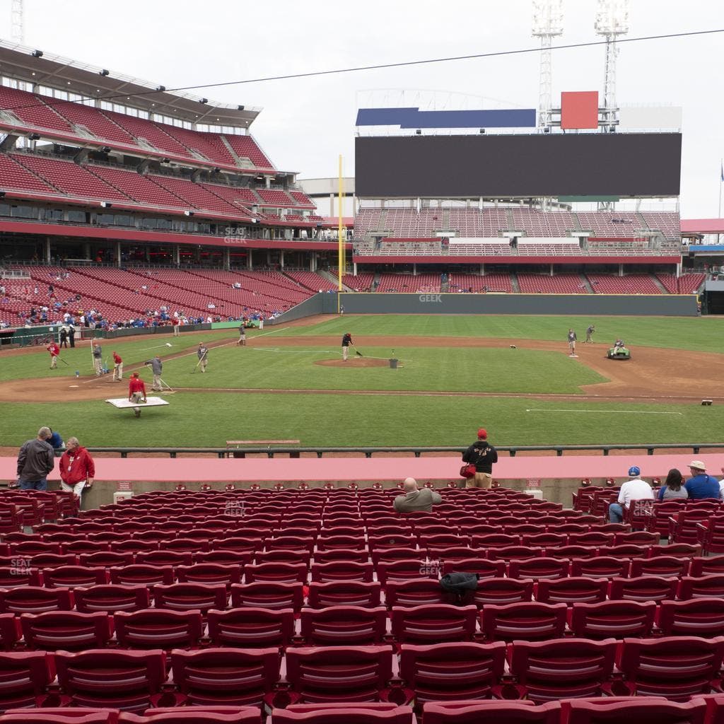Great American Ball Park - Section Dugout Box 129 Seat View