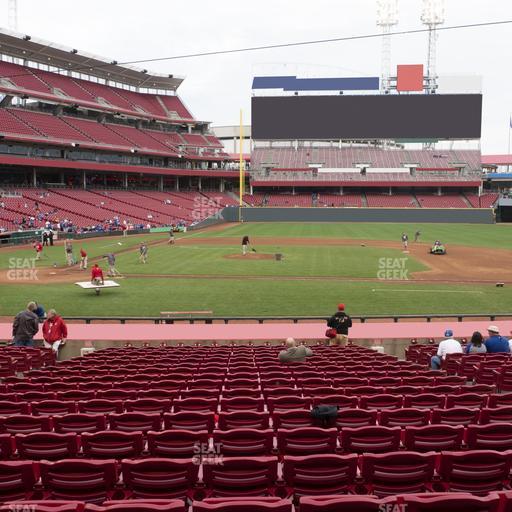 Great American Ball Park - Section Dugout Box 129 Seat View