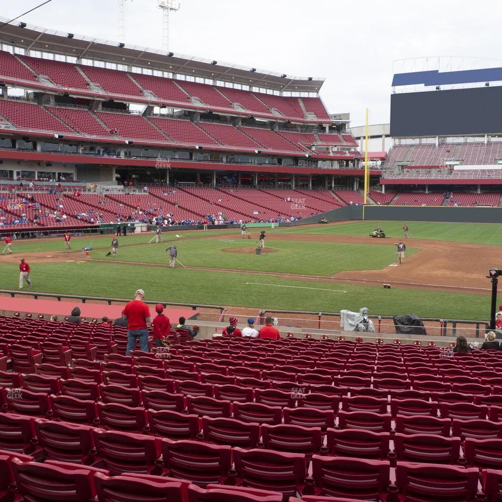 Great American Ball Park - Section Dugout Box 131 Seat View
