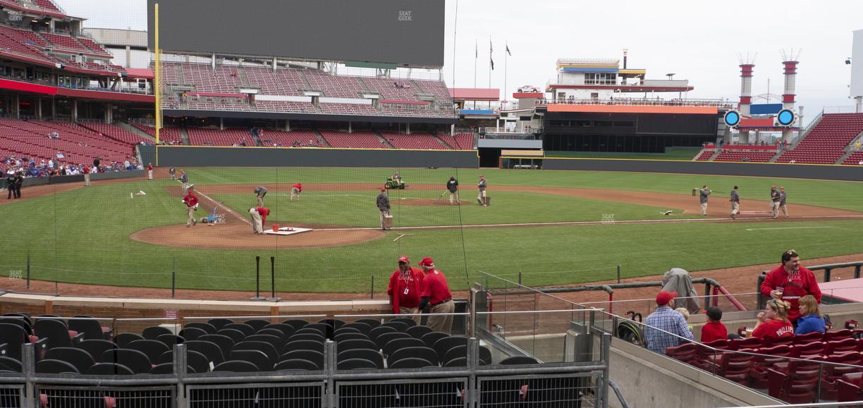 Great American Ball Park - Section Scout Box 25 Seat View